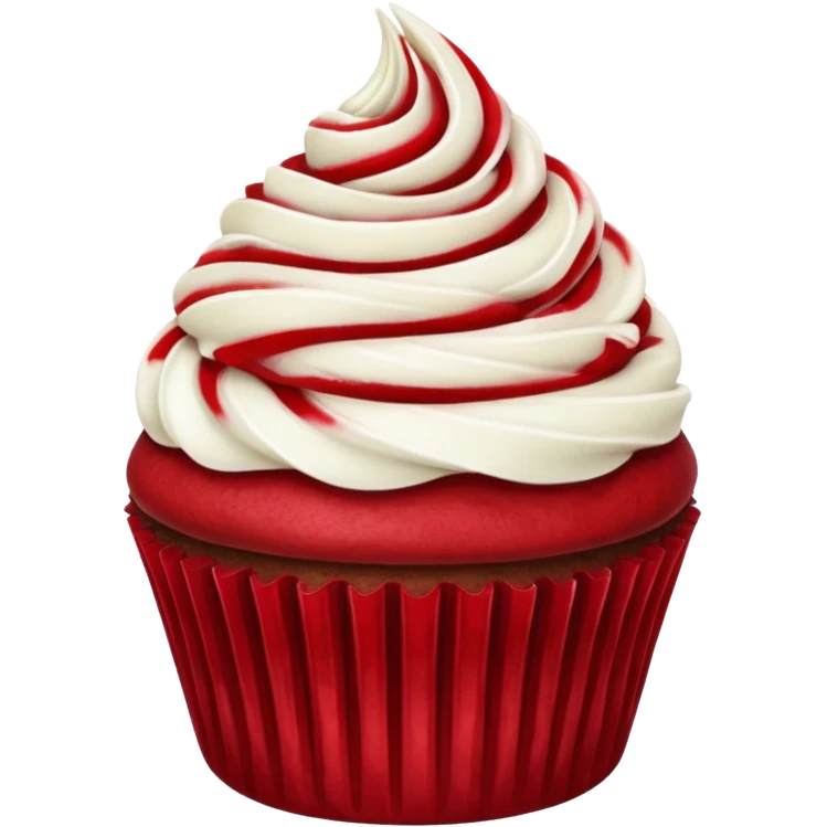 Red velvet cupcake  emoji