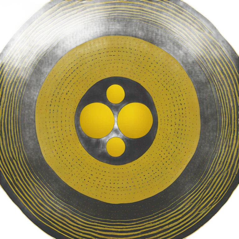 2 overlapping circles in Create an emoji featuring two overlapping circles in a rich yellow color (#FFD700 or similar to Paddle's brand yellow). The circles should be identical in size and overlap by about 30-40% in the center, creating a vesica piscis shape. The design should be clean and minimal with a solid fill. Each circle should be approximately 45% of the total emoji canvas width to ensure good visibility at small sizes. The overall effect should be simple and bold, like a Venn diagram but more stylized. The circles should be perfectly geometric with no distortion or decorative elements."
Key specifications:

Two identical circles
Paddle yellow color (#FFD700)
30-40% overlap in center
Clean, minimal style
No outlines or additional elements
Centered in the emoji square
Bold, simple presence emoji