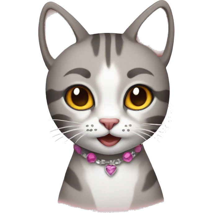 Cat pop star emoji