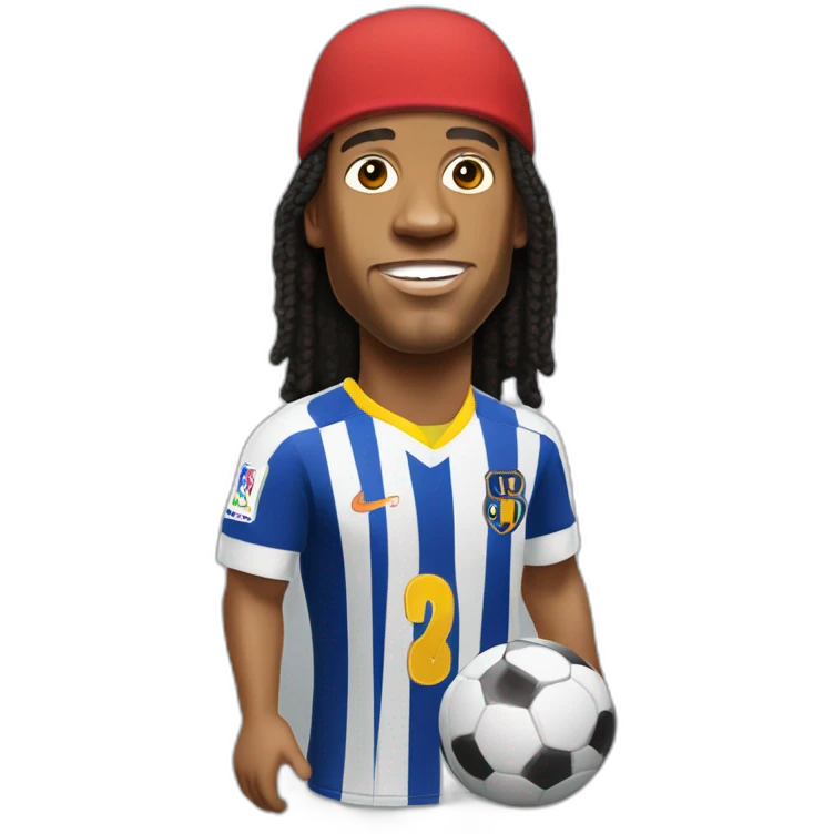 ronaldinho realistic football player emoji