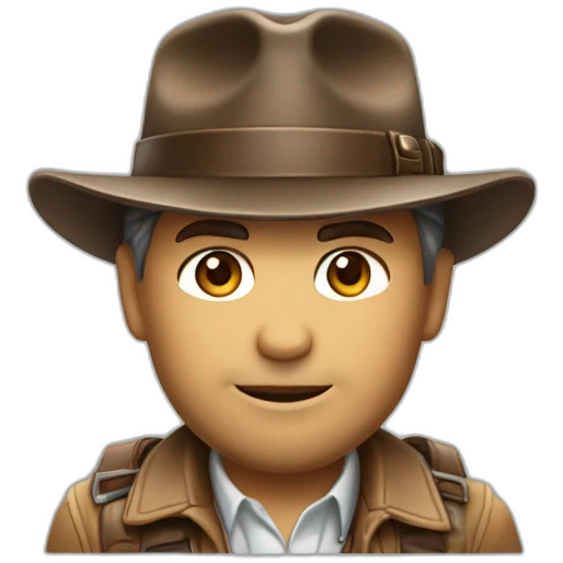 Salesforce’s Astro wearing like Indiana Jones emoji