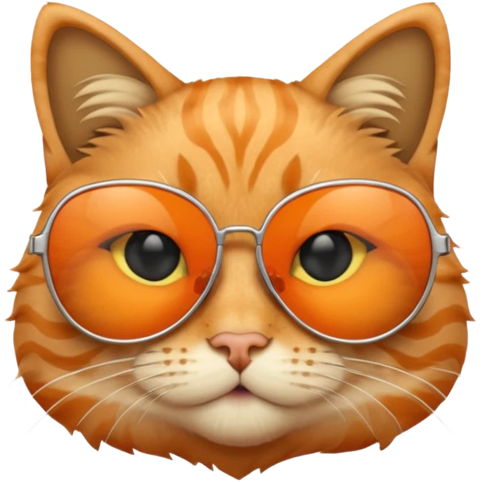 Cat wearing sunglasses emoji
