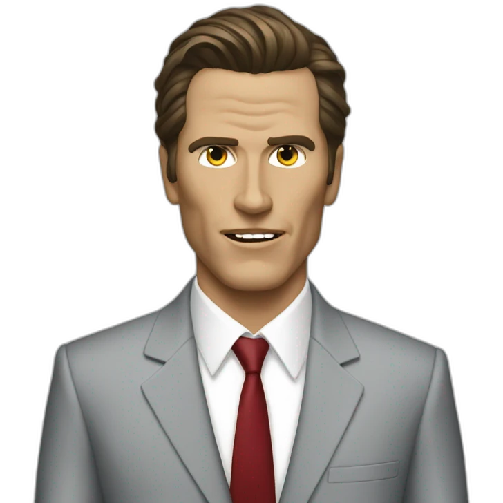 American psycho emoji