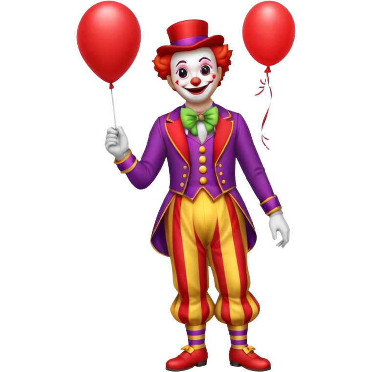 circus clown full body emoji