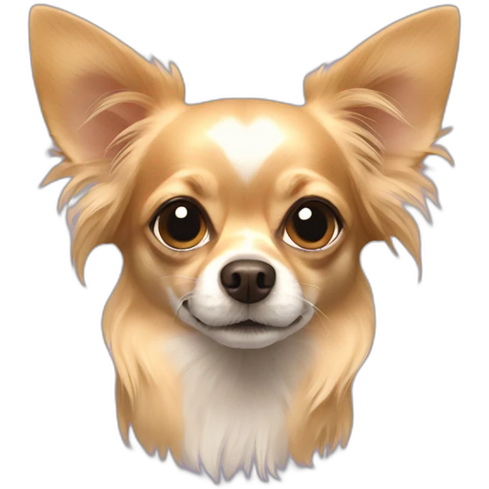 Long hair Chihuahua emoji