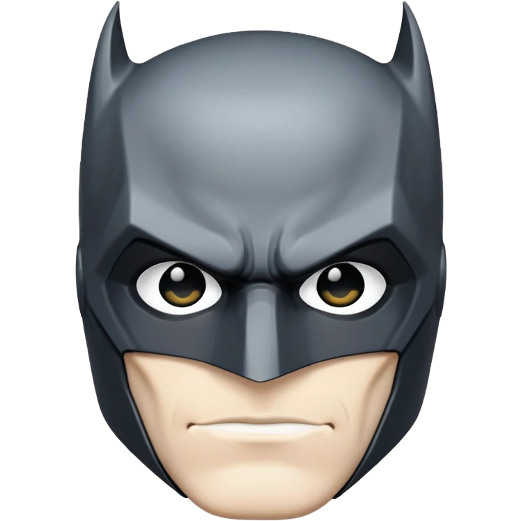 Batman white  emoji