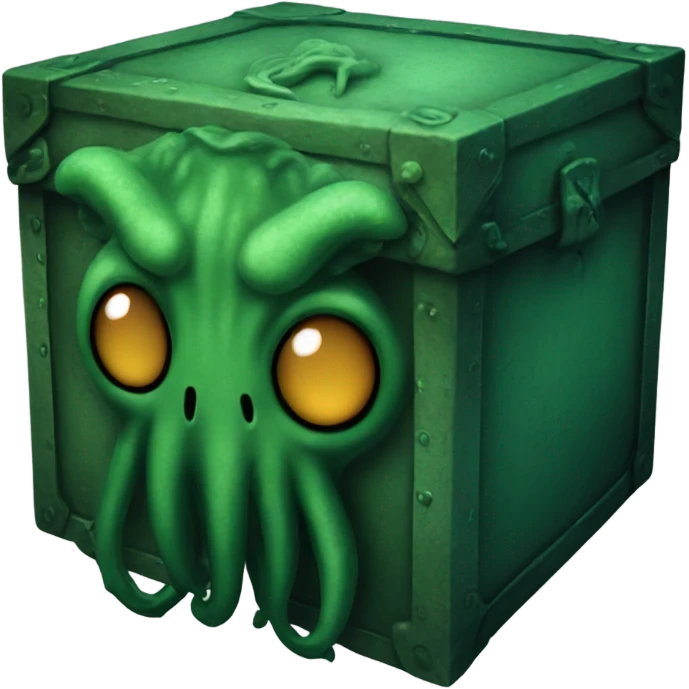 Cthulhu Box modeling emoji