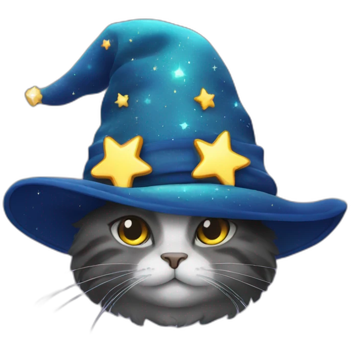 Cat magichat happy stars emoji