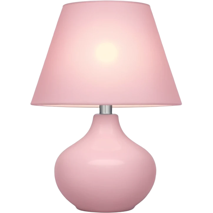 pastel pink lamp emoji