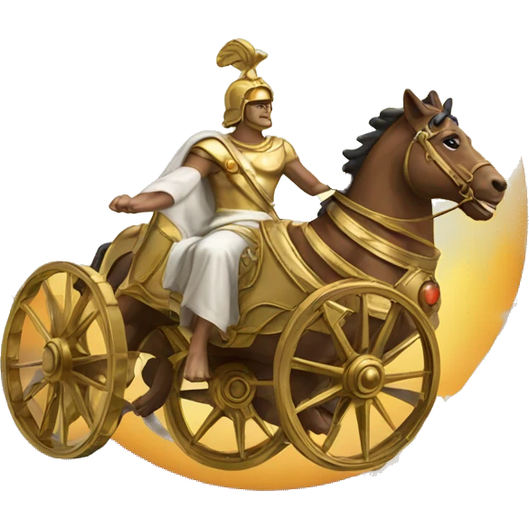 apollo chariot going across sun  emoji