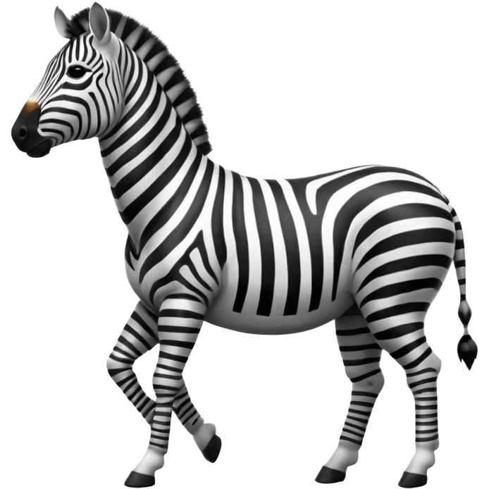 zebra walking emoji
