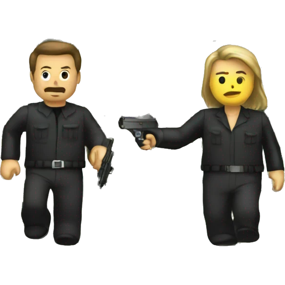 matrix avoiding bullets emoji