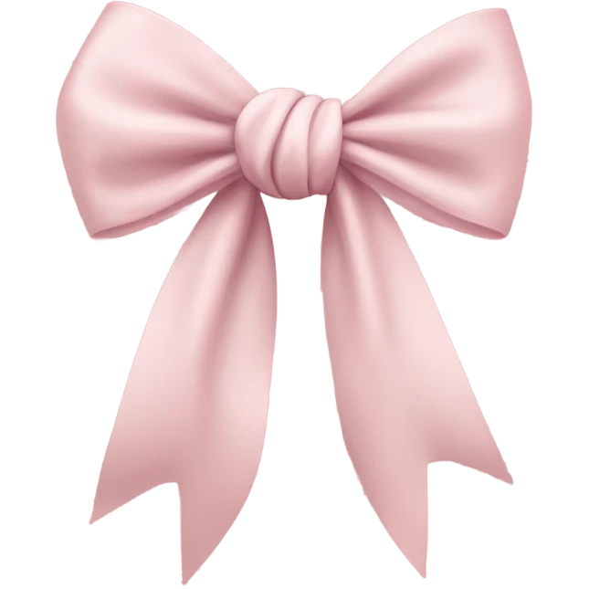 Light Pink Bow  emoji