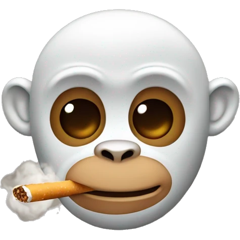 Monkey cigarette sandwiches  emoji