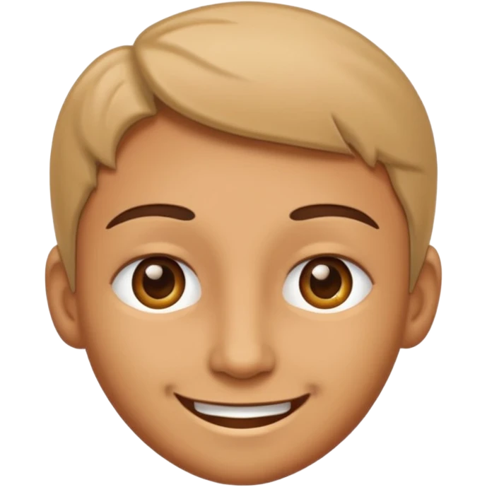 A smiling face with half open eyes. emoji