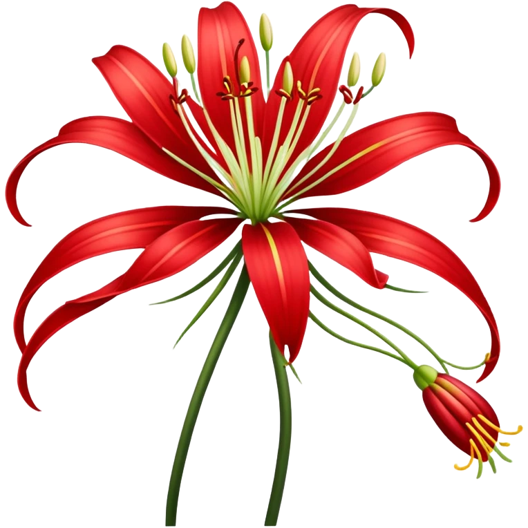 Spider lily emoji