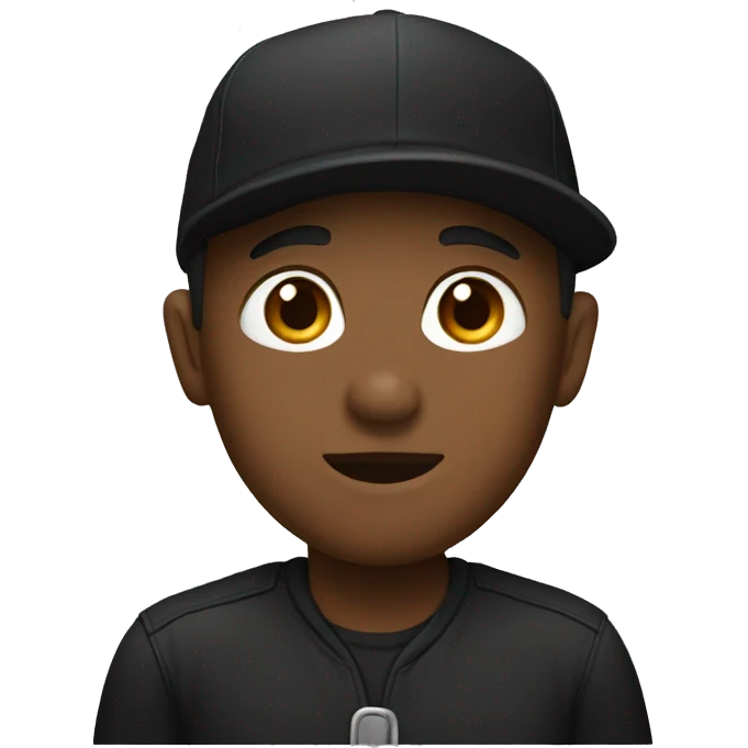 black cap emoji