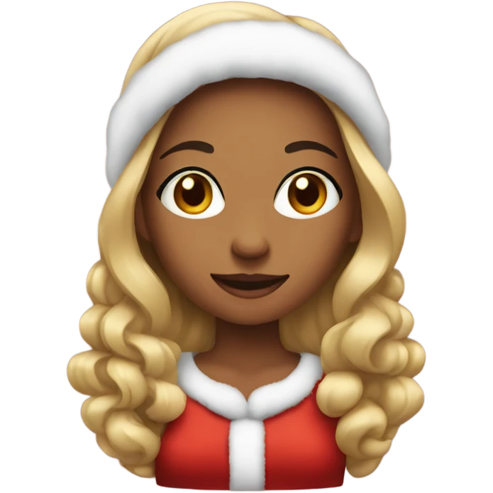 christmas girl emoji
