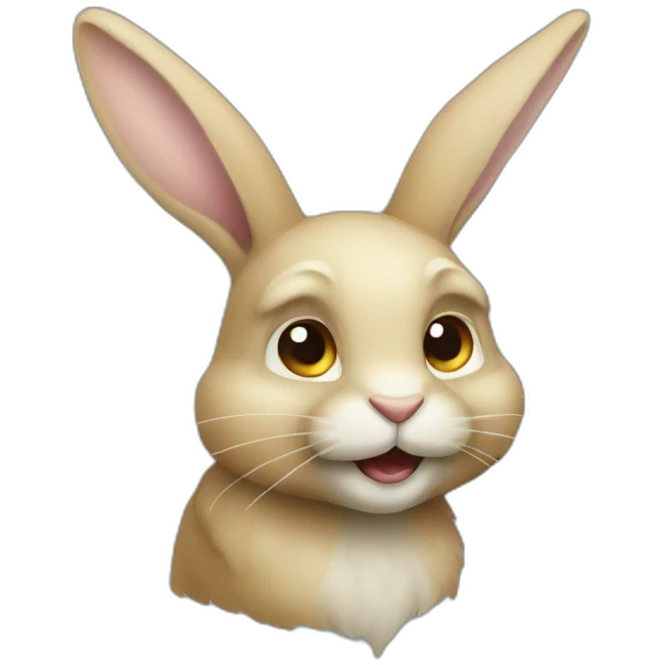 Lapin crétin emoji