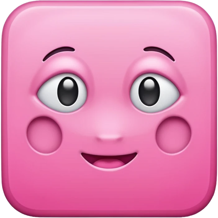 empty pink square emoji