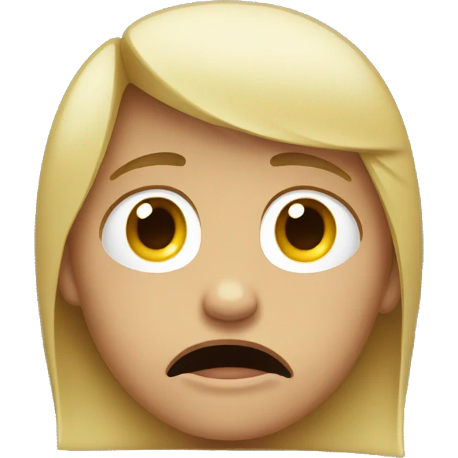 A kid crying  emoji