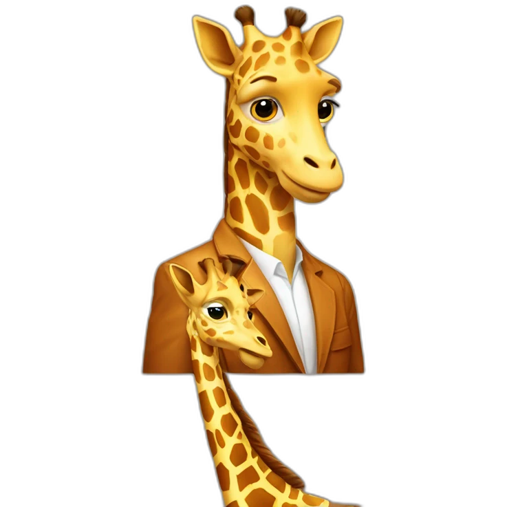 elon musk on giraffe emoji