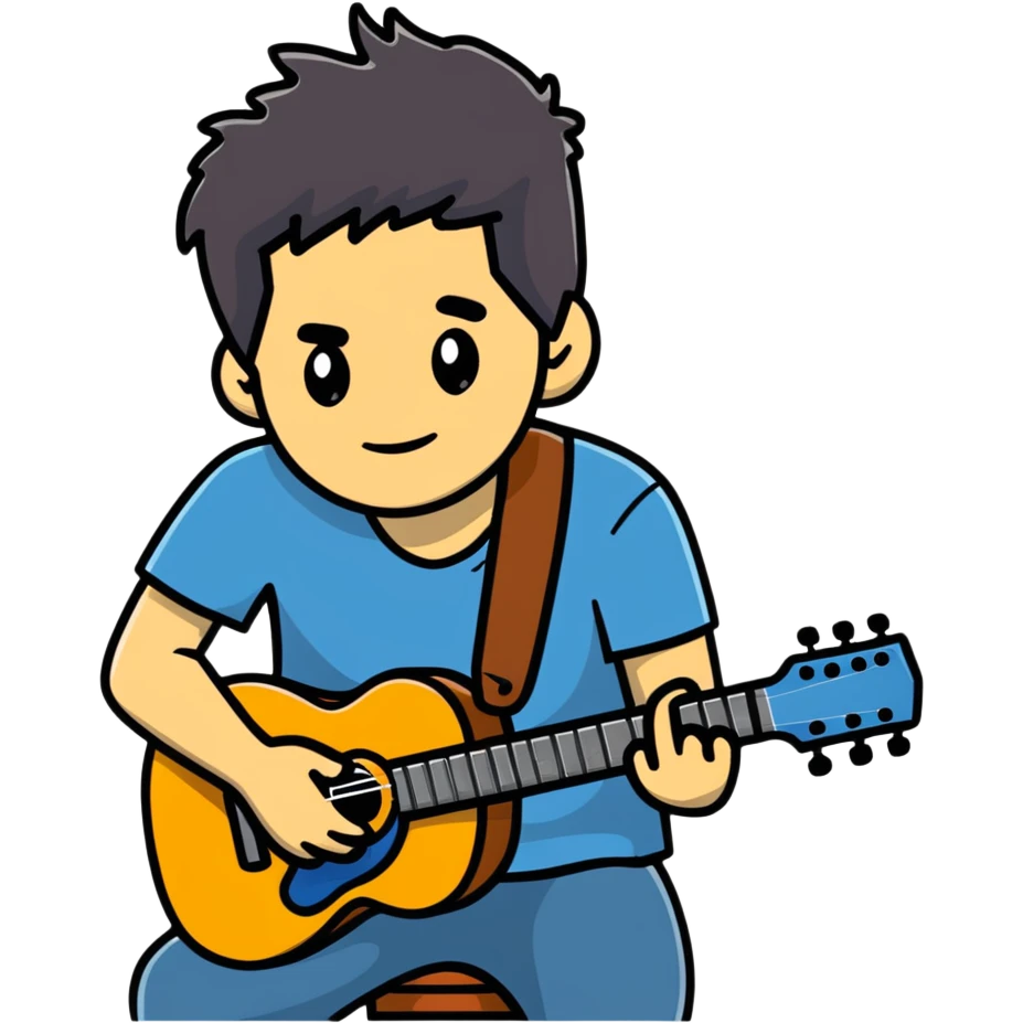John Mayer cartoon sticker emoji