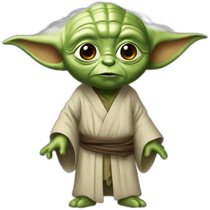 Harry embrassant Yoda emoji