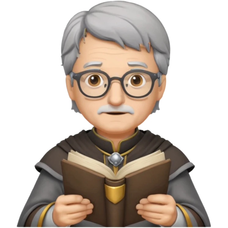 Knights with Glasses: Old knight reading scrolls with spectacles



















 emoji