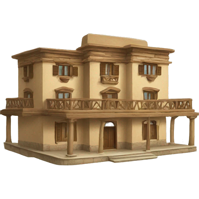old ancient hotel emoji
