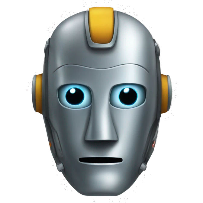 Robot mask emoji