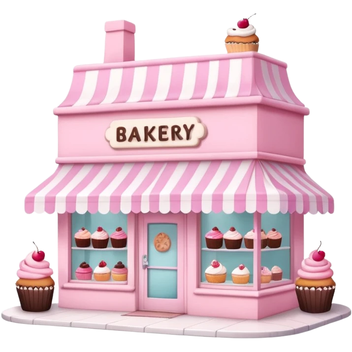 pink bakery store emoji