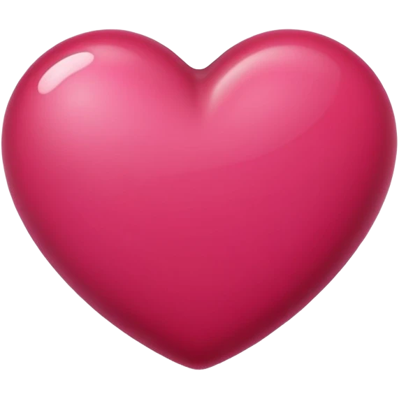 Raspberry color heart emoji