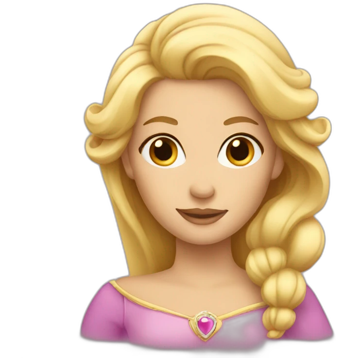 Women blond princess emoji