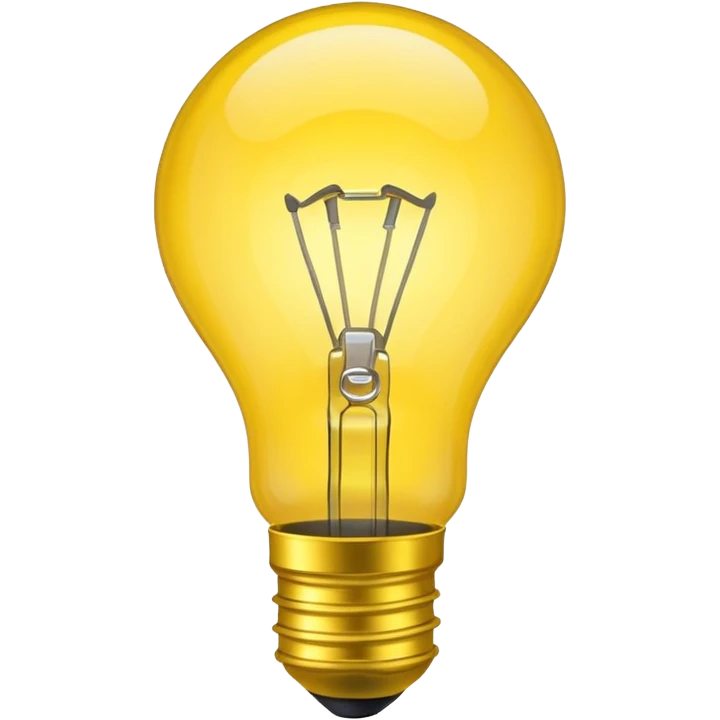 a lightbulb where you can't see the internals emoji