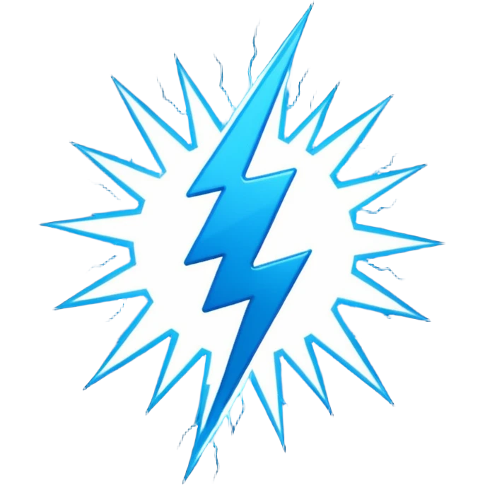 cyberpunk lightning emoji