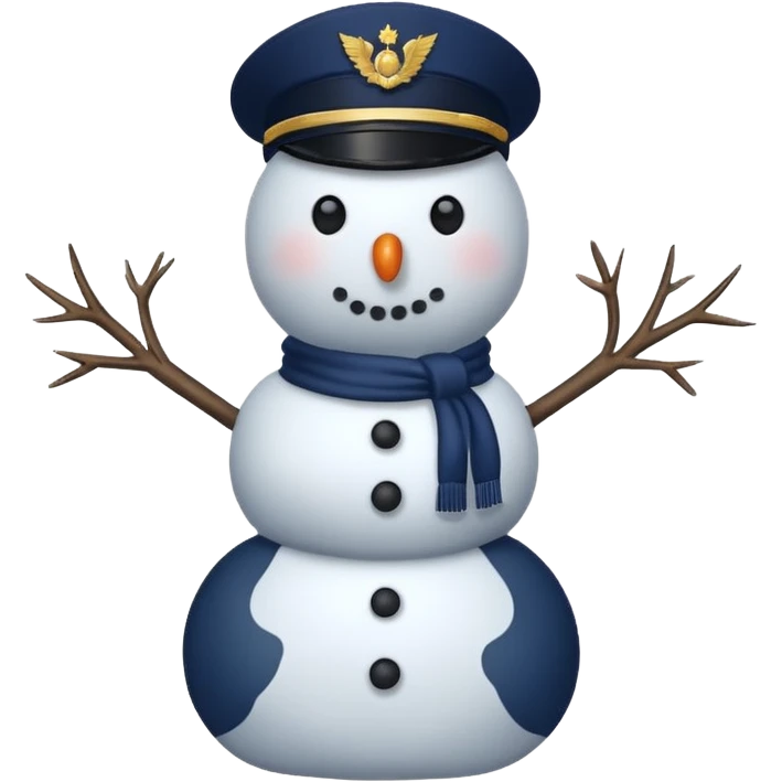 Special Navy Warfare snowman emoji