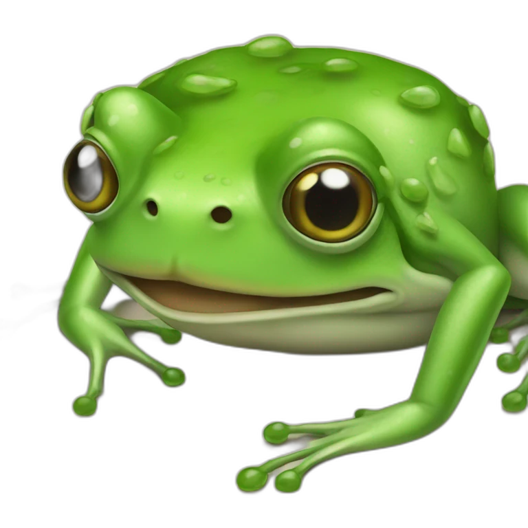 frog dead by poison emoji