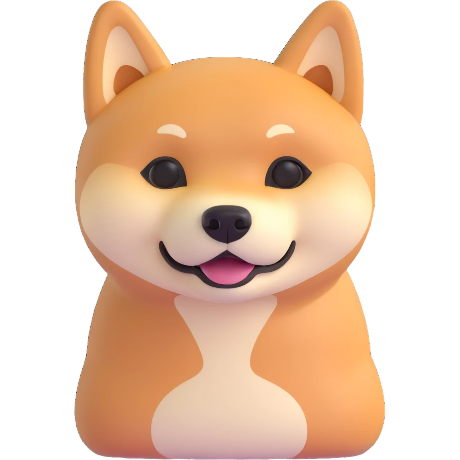 shiba inu thin emoji