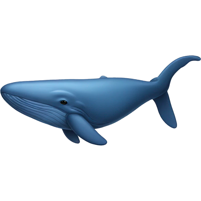 Blue whale emoji