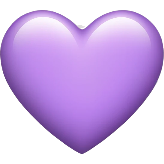 light purple heart emoji