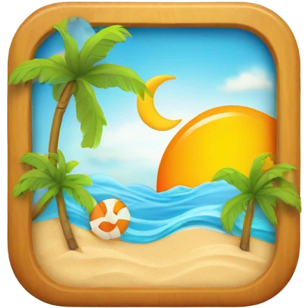t beach logo emoji