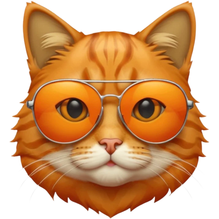 Cat wearing sunglasses emoji