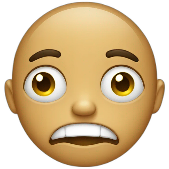 Crying while smiling emoji