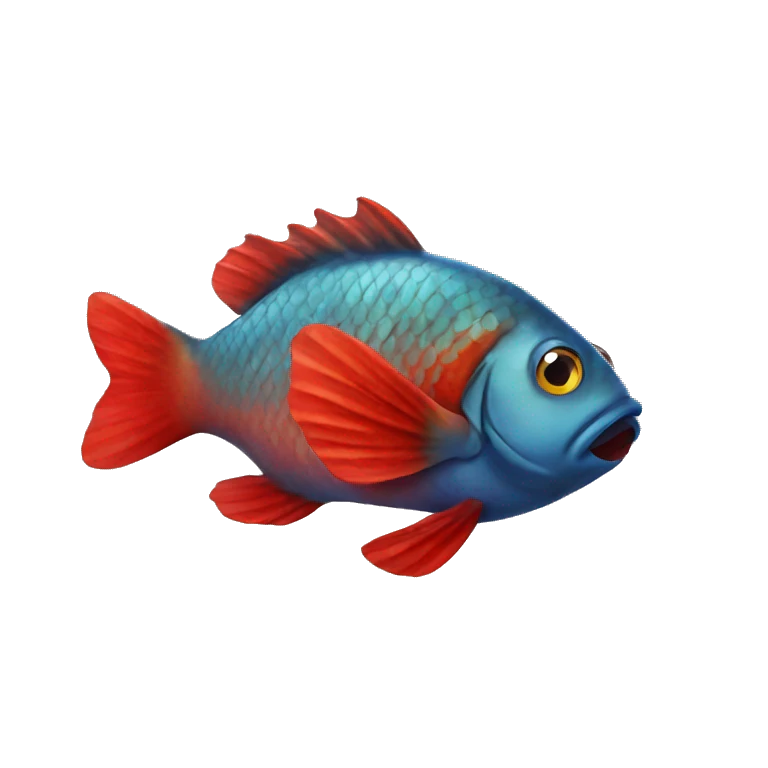 Red fish emoji