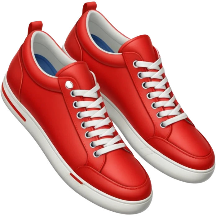 a pair of sneakers: rojos emoji