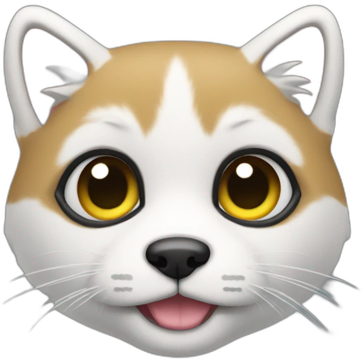 Zorrito Blanco emoji