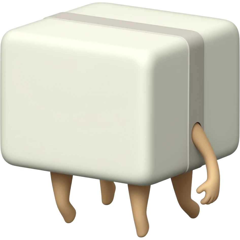 A square with legs emoji