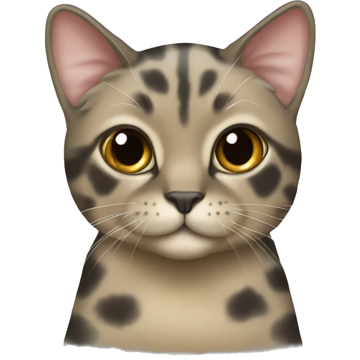 Dilute tortoise shell cat  emoji