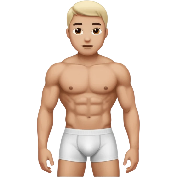 😡 wear White briefs emoji